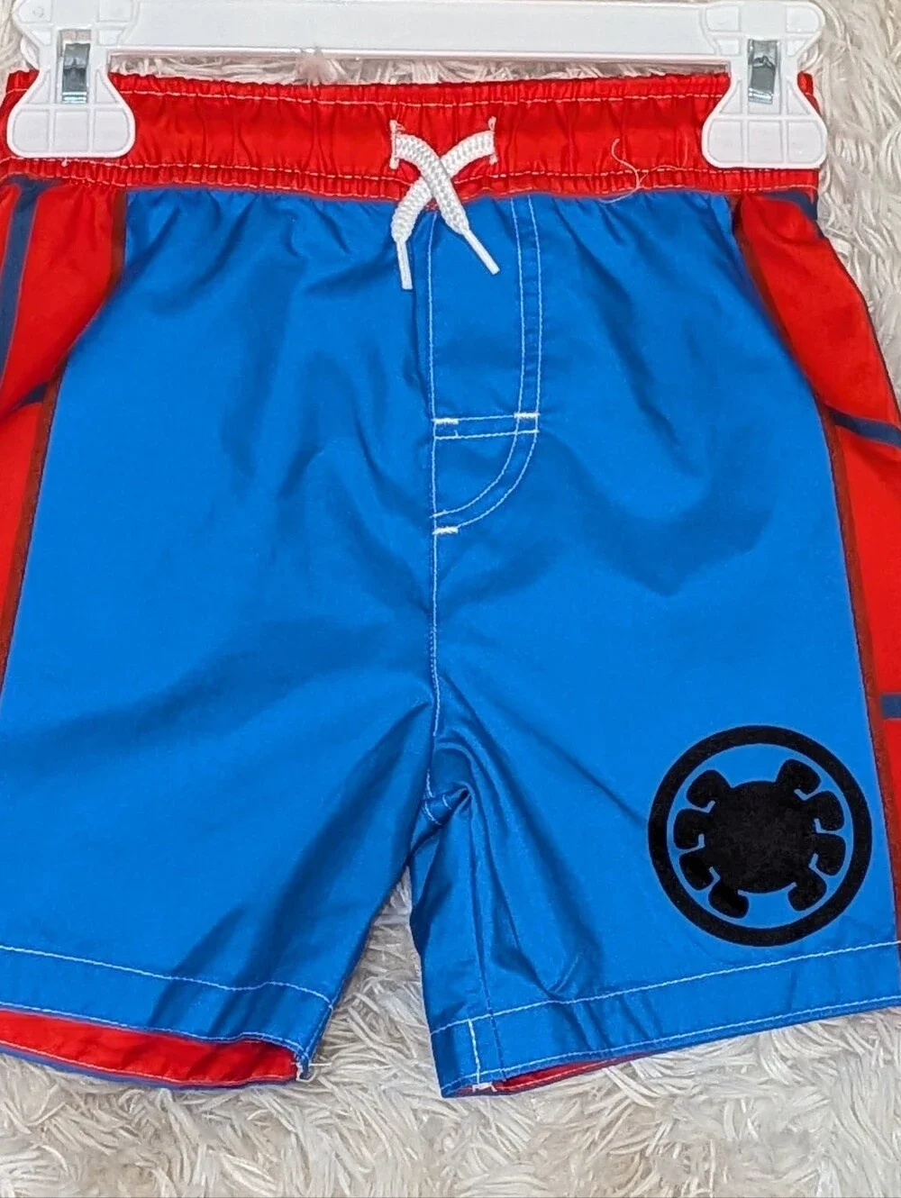 NWT, Marvel Brand, Spider-Man, 2pc,UPF Rash Guard/Swim Trunks-2T Or 3T